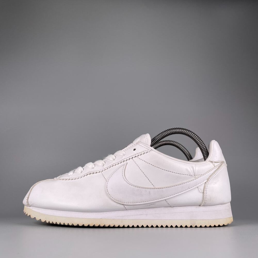 Nike Classic Cortez Women's Size 10 White Leather Running Sneakers Casual Shoes